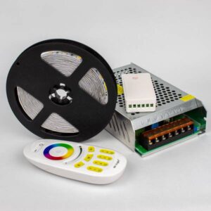 LED Set 24V RGBW 60 LED/m mit LED Trafo & WLAN Controller LED Stripes Farbwec...