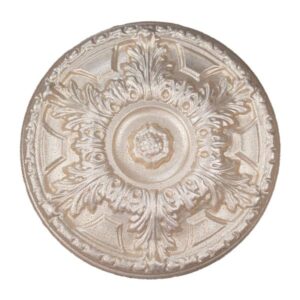 Marbet | Rosette "R2" SUPERGOLD | Ø 40 cm | Styropor | weiß