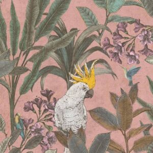 Vliestapete 397481 Pink Grün Botanical Dschungel PintWalls II A.S. Creation