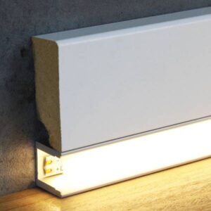 PROVISTON Aluminiumprofil 17 x 17.5 x 2500 mm | Aluminium LED Profil für LED ...