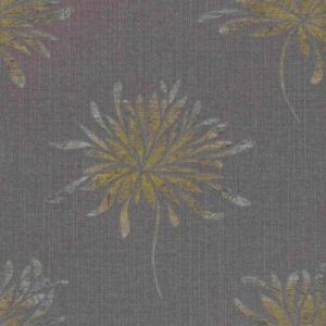 Rasch | Andy Wand | 649024 | Vliestapete | Blumenoptik | 0.53 x 10.05 m | Grau