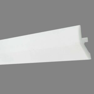 Zierleiste W1 18 x 55 x 2000 mm Wandleiste Polystyrol Weiß NMC WALLSTYL
