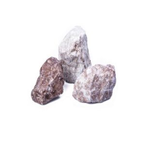 Alazana 60 - 150 mm Gabionensteine Marmor Naturstein Gabionen Rot Gartengesta...