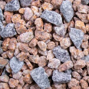 Bibione Splitt 8 - 16 mm Edelsplitt MIX Naturstein Gelb Grau Garten Steine GSH