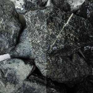 Diabas SS Splitt 30 - 60 mm Steinschlag Diabas Naturstein Grau Gartendeko Gar...