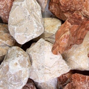 Mediterran SS 30 - 60 mm Steinschlag MIX Orange Beige Gartendeko Gartensteine...