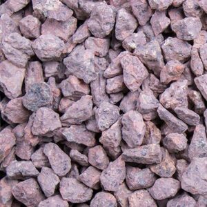 Roter Porphyr Splitt 8 - 11 mm Edelsplitt Porphyr Naturstein Rot Garten Stein...