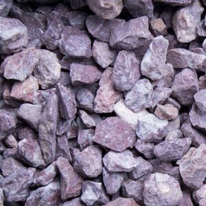 Rouge Royal Splitt 8 - 16 mm Edelsplitt Marmor Naturstein Rot Weiß Garten Ste...