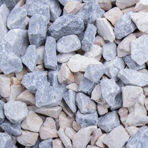 Santana Splitt 8 - 16 mm Edelsplitt MIX Naturstein Blau Beige Garten Steine K...