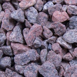 Schottischer Granit 8 - 16 mm Edelsplitt Granit Naturstein Rot Grau Garten St...