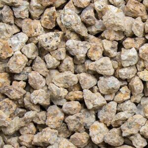 Toscana Splitt 8 - 12 mm Edelsplitt Granit Naturstein Gelb Garten Steine Kies...