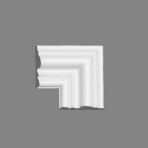 Wiesemann | Zierleistenecke "Jakarta 51" | Polystyrol | 21 x 79 mm | Stuckdek...