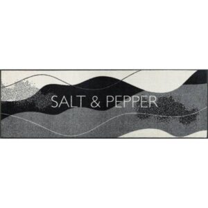 Fussmatte Salt & Pepper 180 x 60 cm Schmutzfangmatte waschbar wash+dry Design