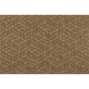 Schmutzfangmatte Outdoor Leaves Taupe 90 x 60 cm wetterfeste Fussmatte waschb...